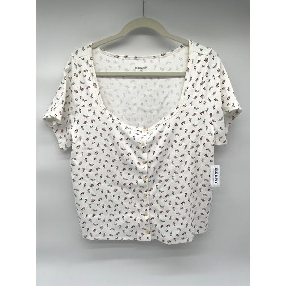 Old Navy Tops - OLD NAVY NWT Short Sleeve Top, Button Up, 2X Plus Size